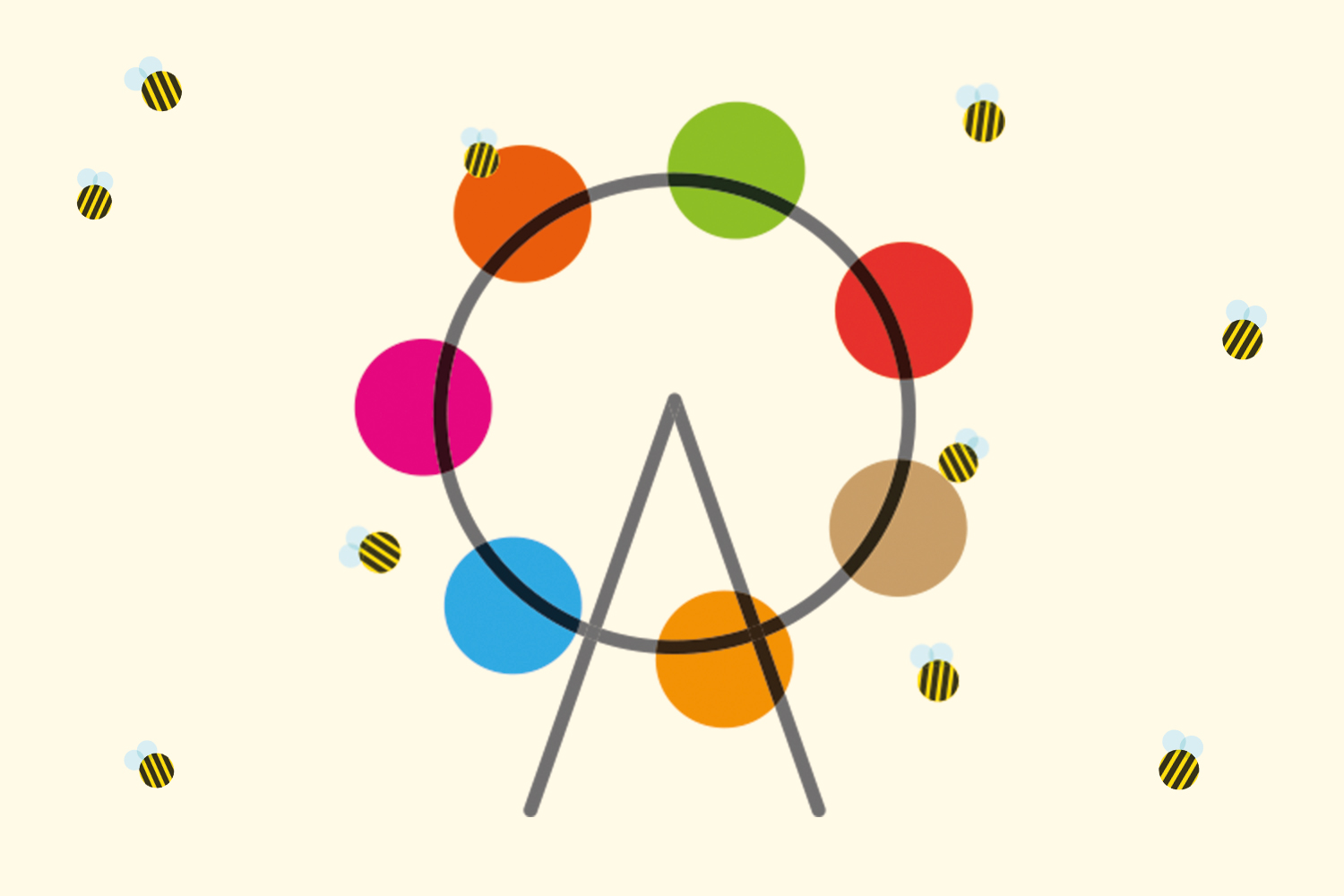 Logodesign Bienenmarkt